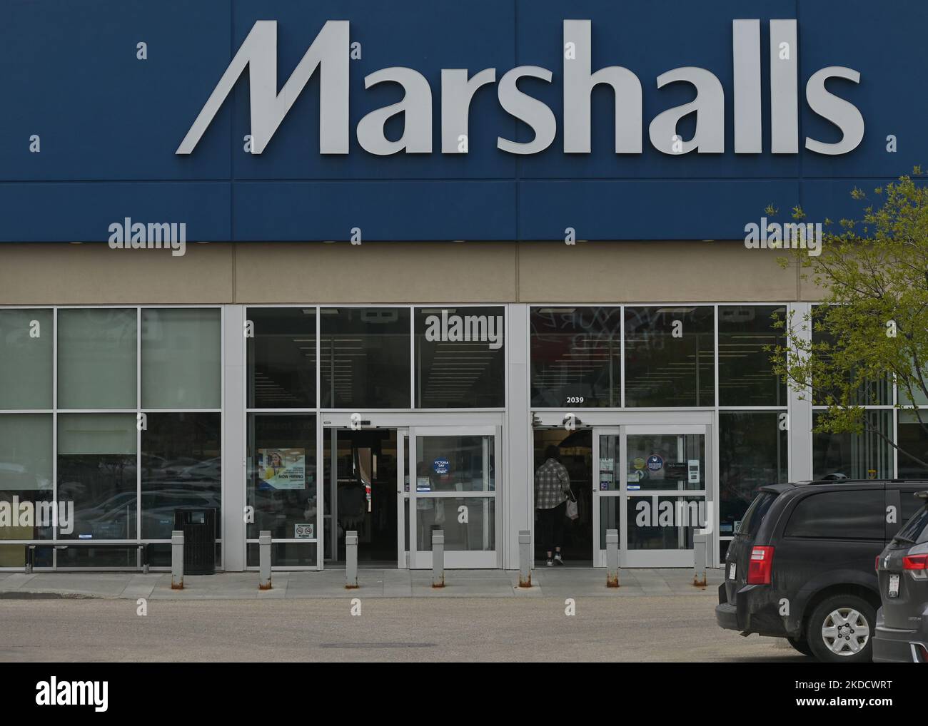 Marshalls logo and store in South Edmonton Common. On Friday, May 20