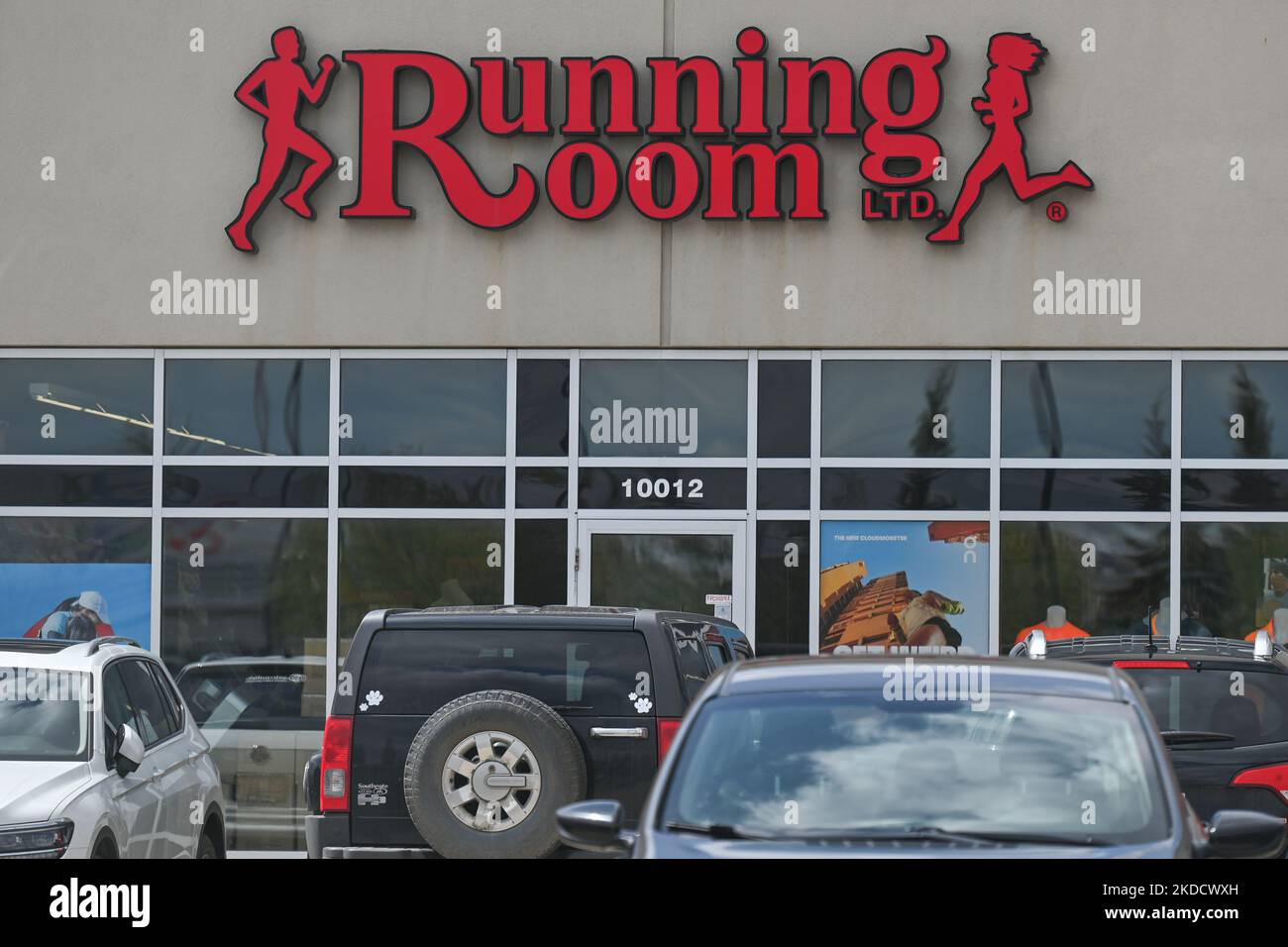 Running Room logo. Friday, May 20, 2022, in Edmonton, Alberta, Canada