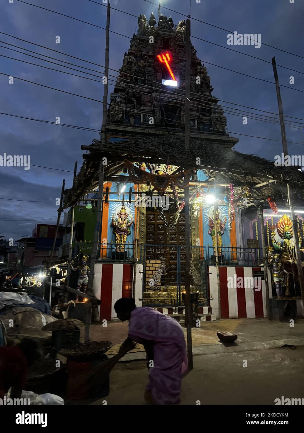 Kali amman temple hi-res stock photography and images - Alamy