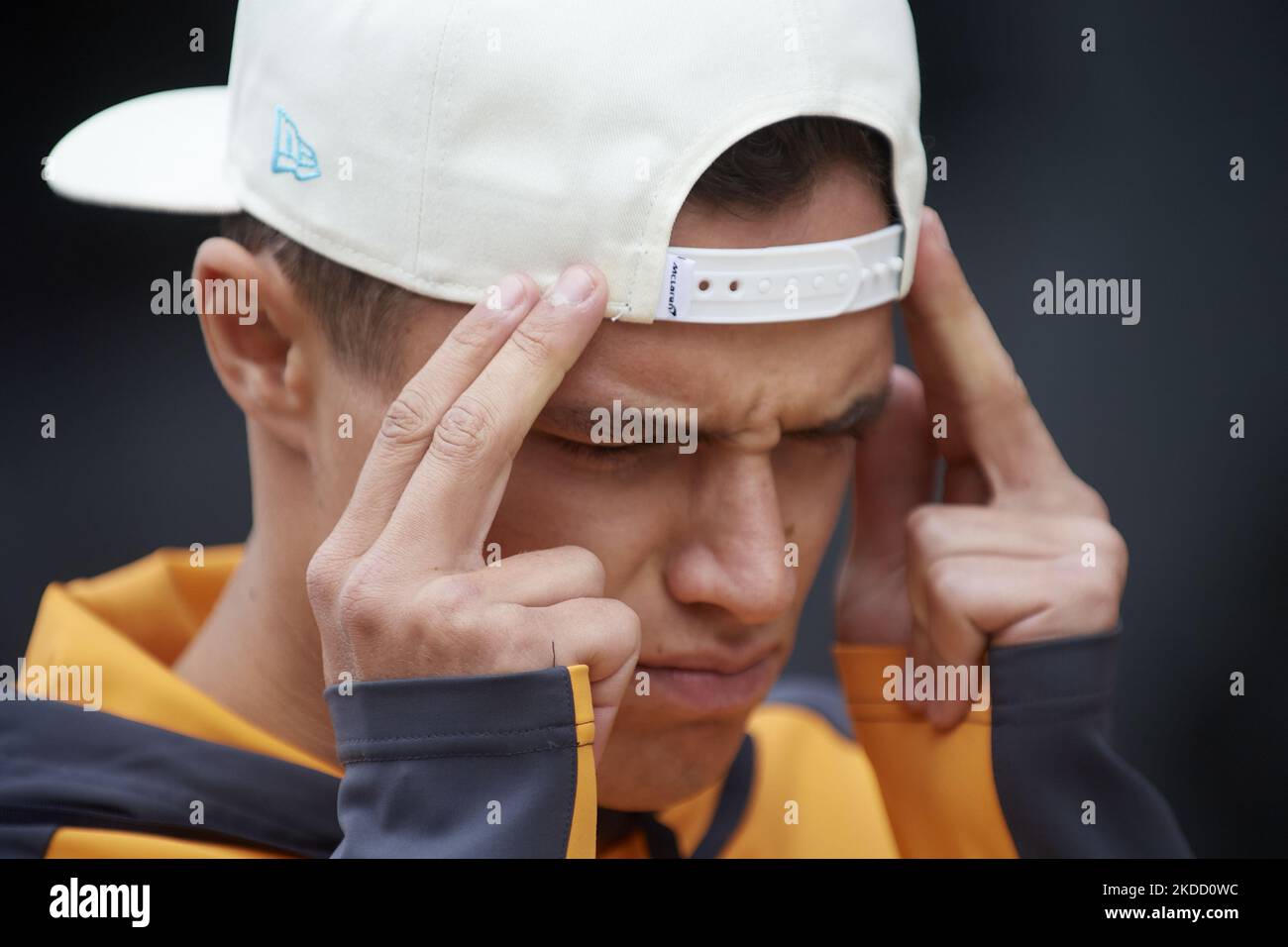 Lando Norris of Great Britain and McLaren during previews ahead of the ...