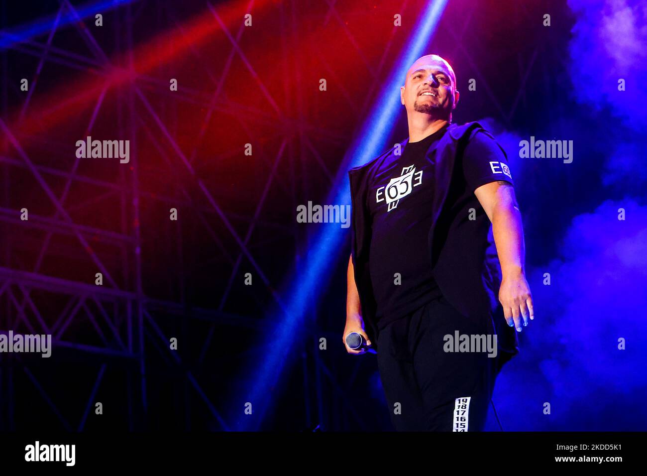 Jeffrey Jey of Eiffel 65 in concert at Ippodromo Snai in Milano, Italy