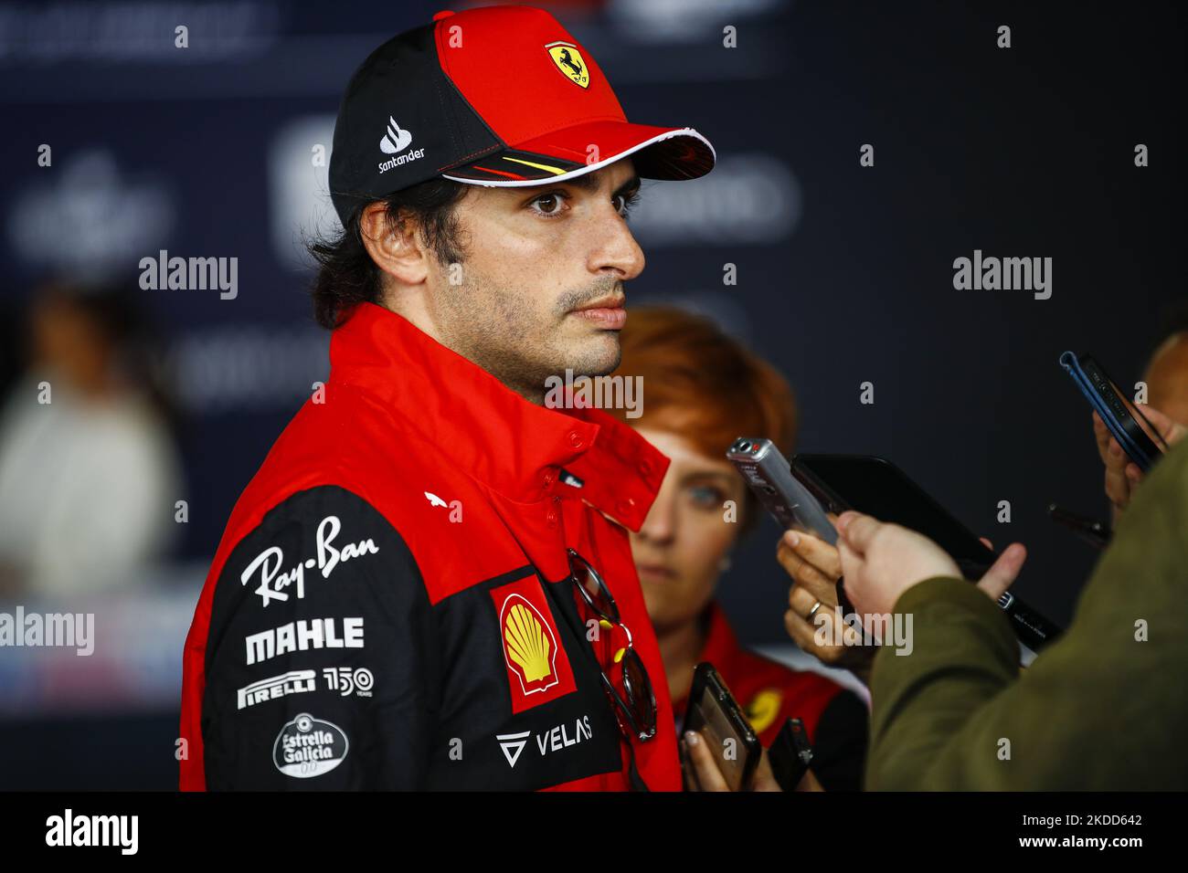 Scuderia Ferrari 2022 Equipe Charles Leclerc Carlos Sainz Jr Fórmula 1 Chapeu De Corrida Boné De