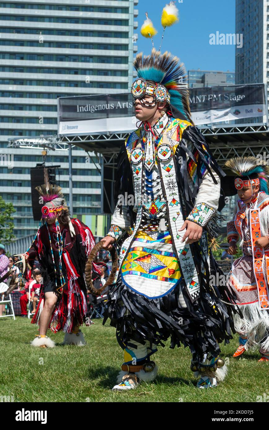 Toronto, ON, Canada - June 18, 2022: Dancer during the National