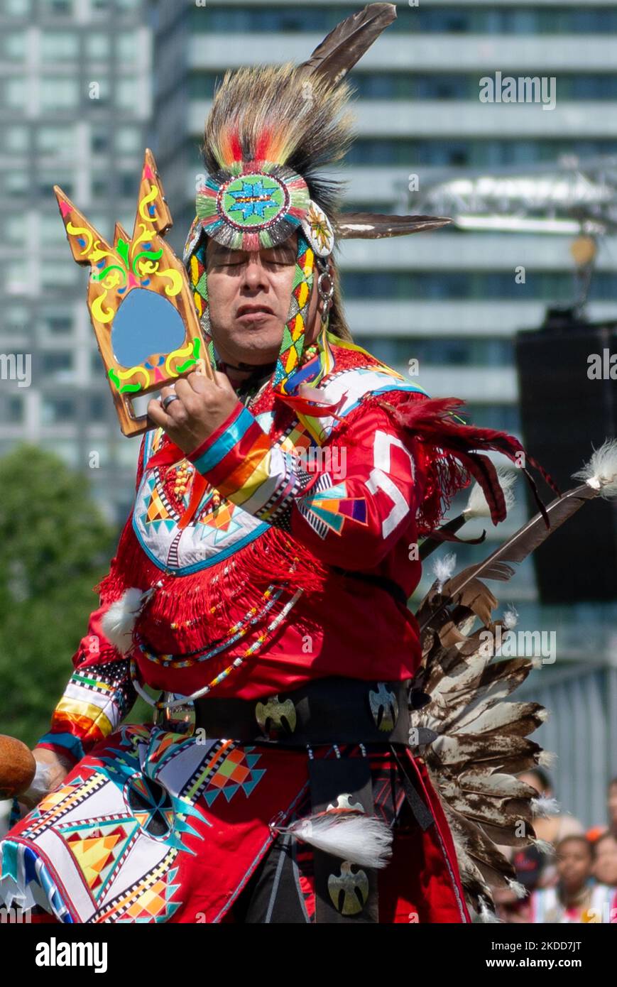 Toronto, ON, Canada - June 18, 2022: Dancer during the National