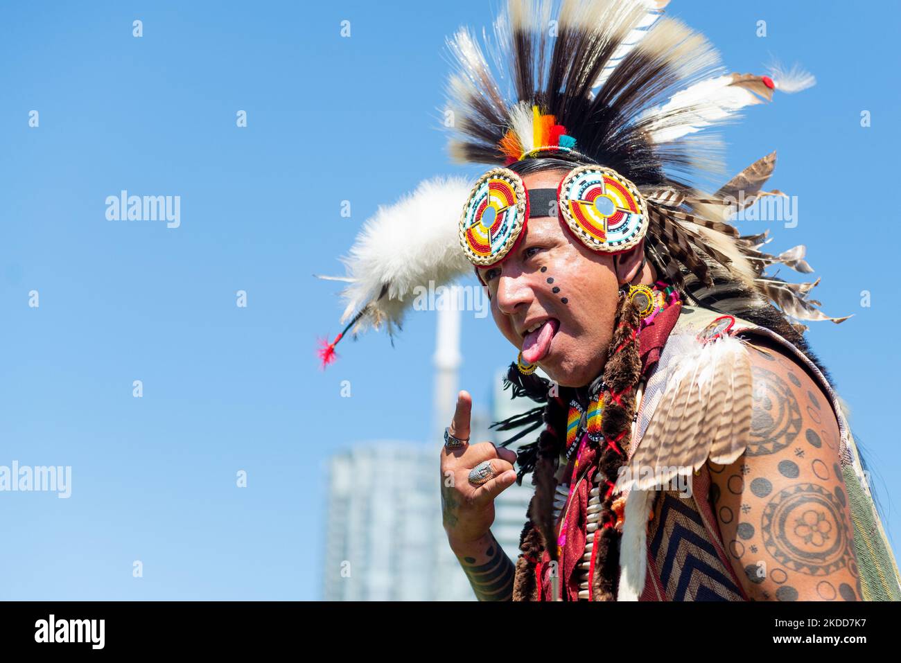 Toronto, ON, Canada - June 18, 2022: Dancer during the National