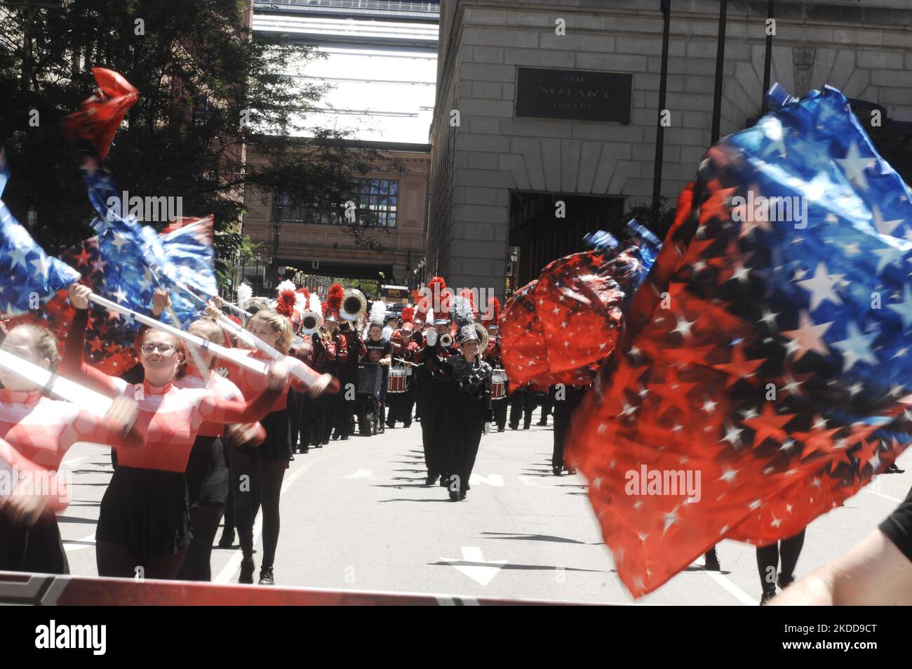 Baldwinsville Marching Band from Baldwinsville, New York march in the