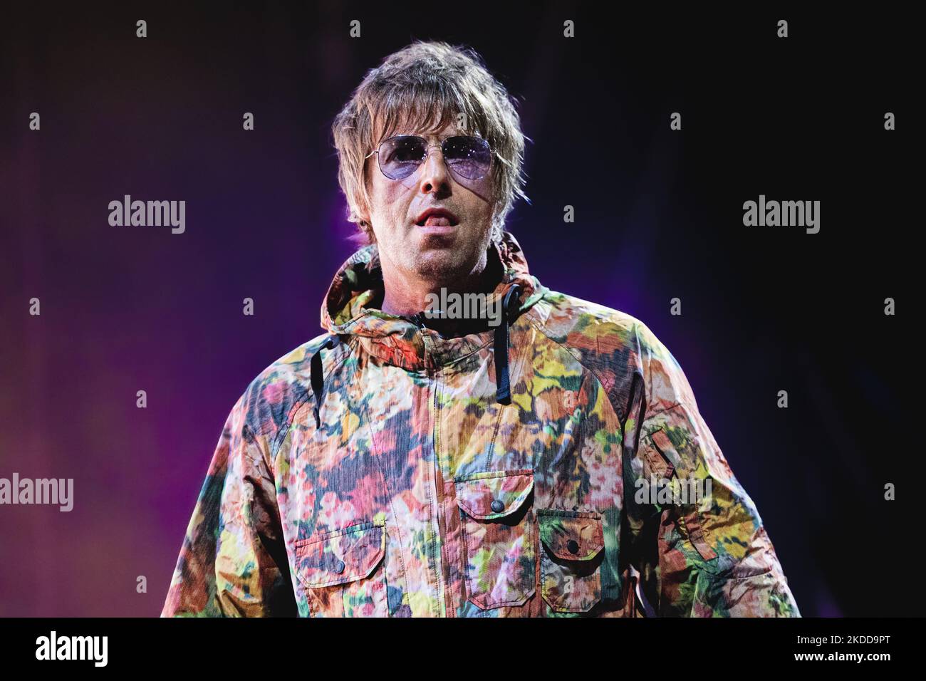 Liam Gallagher live concert at Lucca Summer Festival Italy July, 6 2022