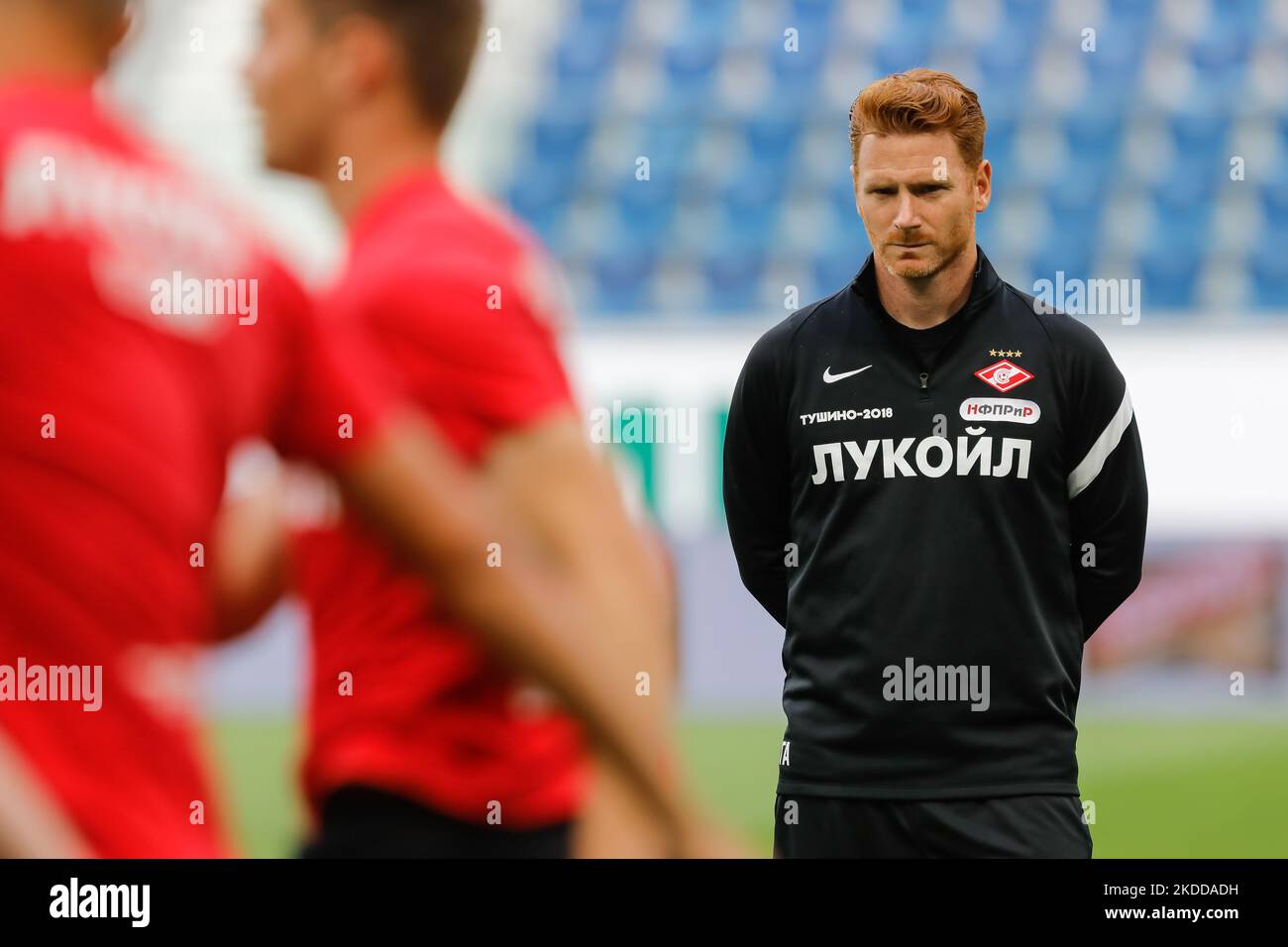 Soccer. FC Spartak Moscow training session