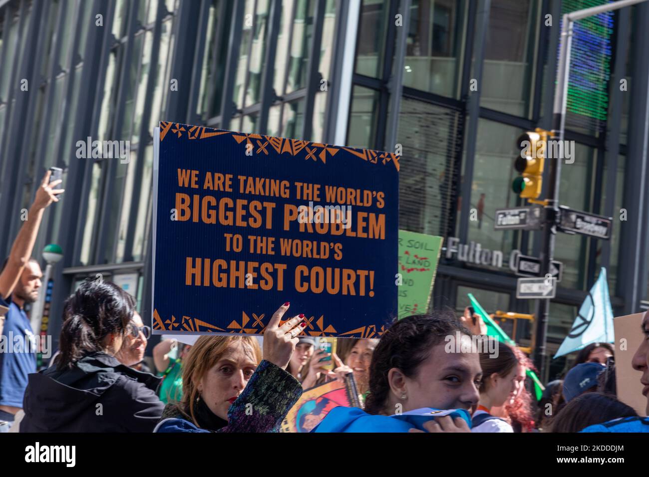 A protest-march of students declaring a Climate Emergency from Foley ...