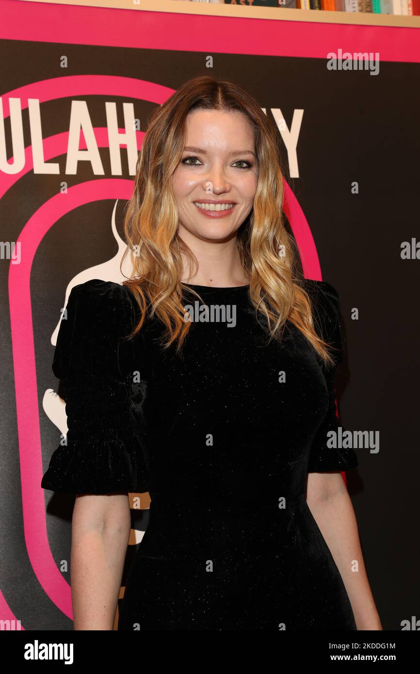 Talulah Riley attends the launch of her book "The Quickening", launch