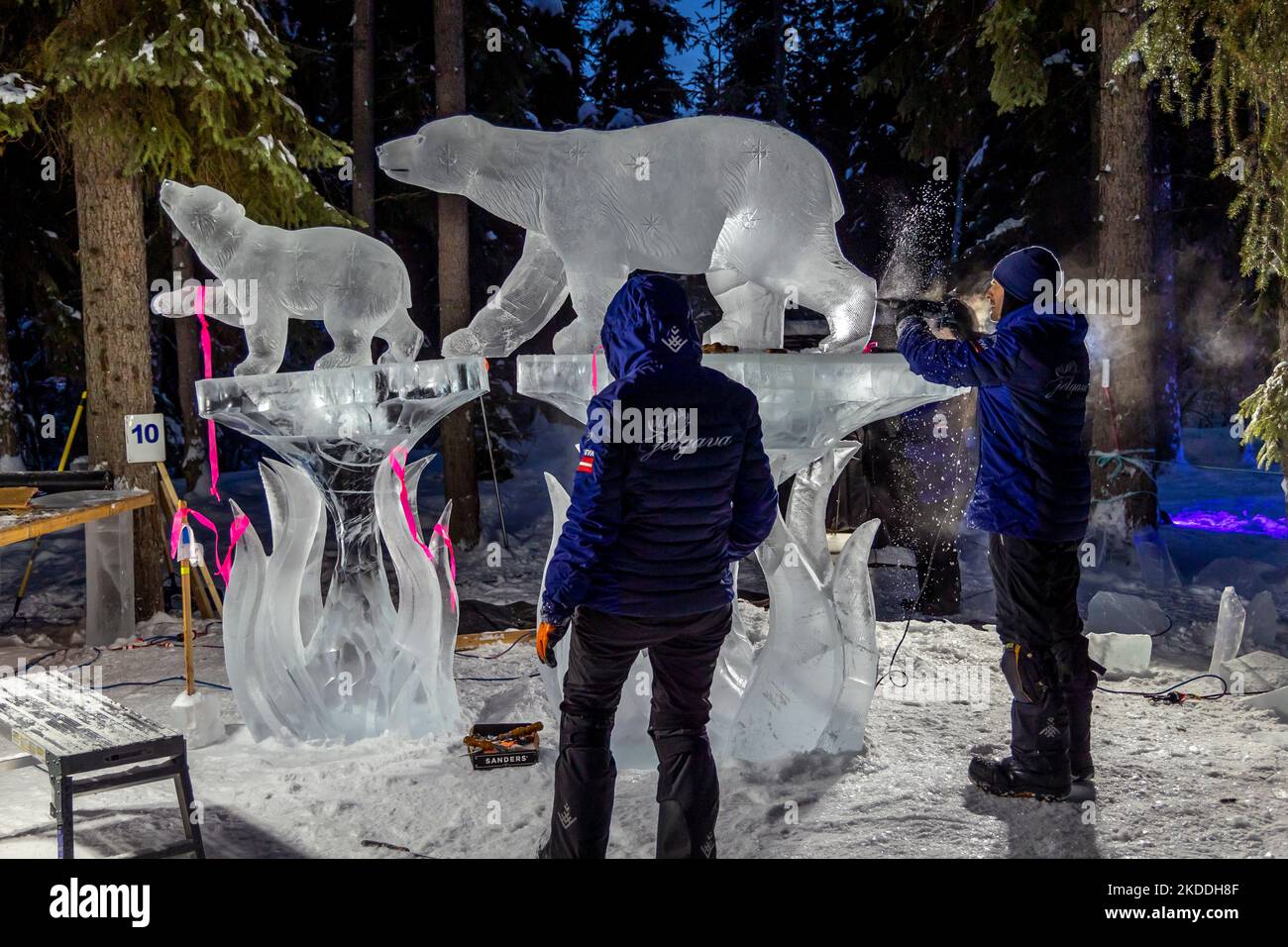2022 World Ice Art Championships, Fairbanks, Alaska Stock Photo Alamy