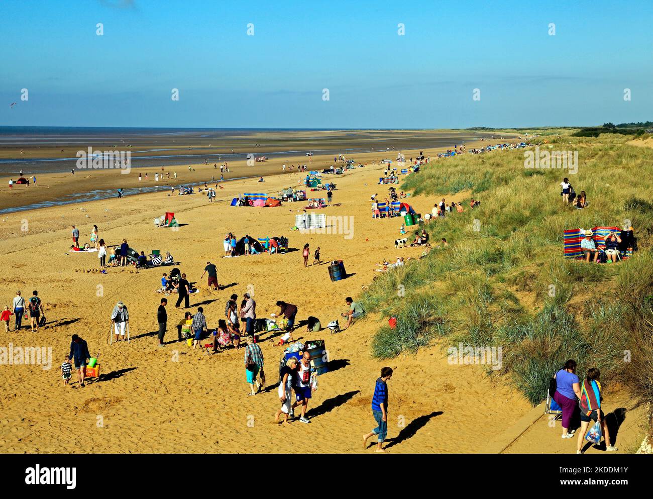 Old Hunstanton Beach, Norfolk, North Sea coast, England, UK Stock Photo