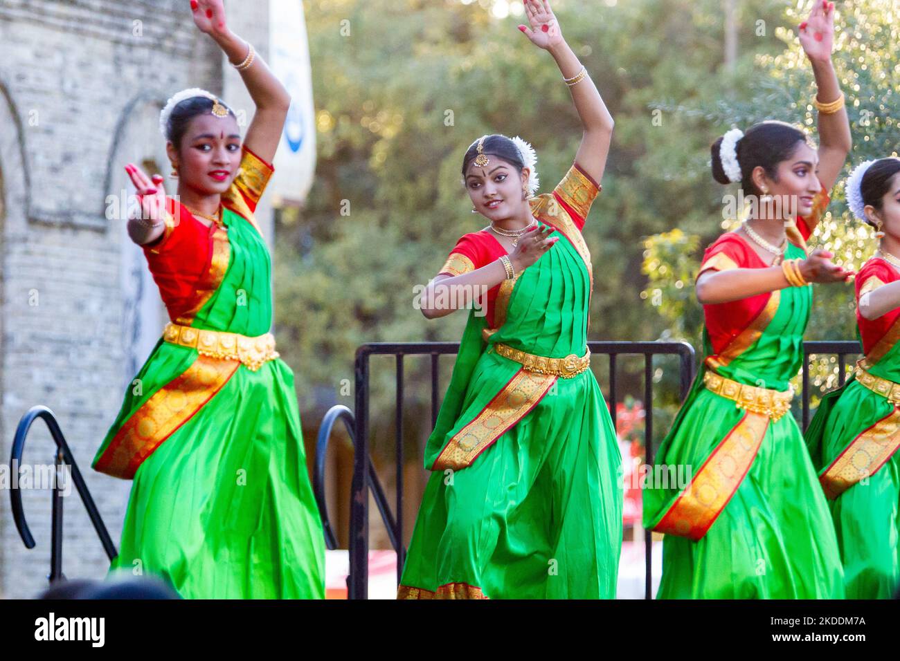 5th Nov 2022. Dancers perform during Diwali celebrations in San Antonio