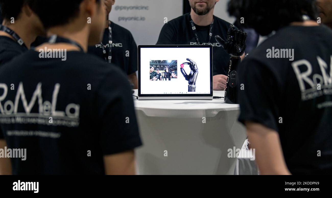 Long Beach, California, USA. 04th Nov, 2022. A robotics team from UCLA ...