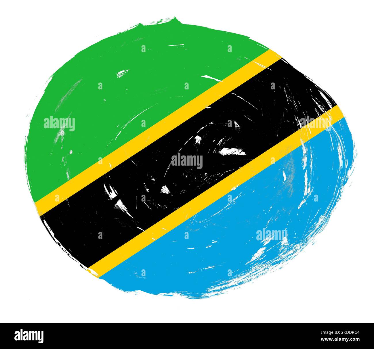 Flag tanzania round hi-res stock photography and images - Alamy