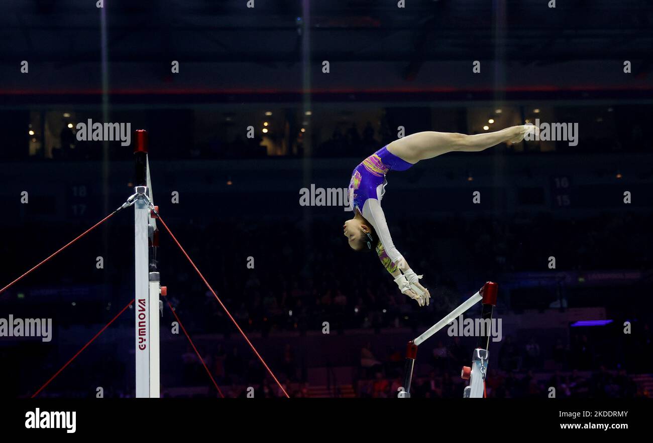 Liverpool, Britain. 5th Nov, 2022. Luo Rui of China competes during the ...