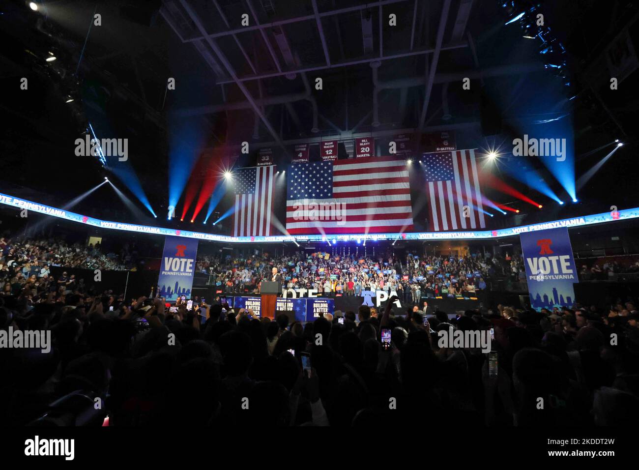 Biden Pa Rally President Joe Biden delivers remarks during a rally for the Democratic ...