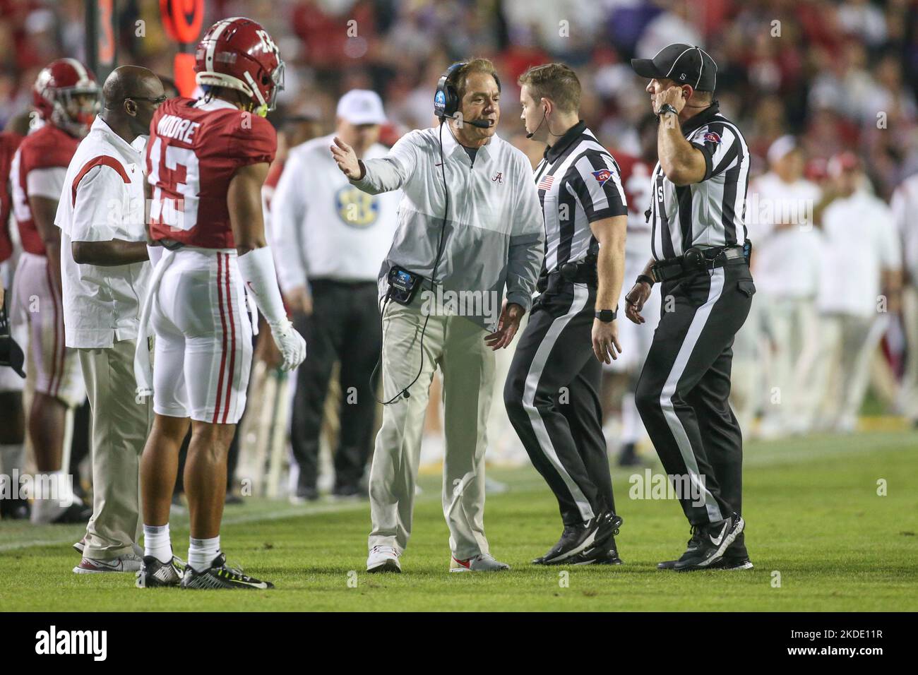 Baton Rouge, LA, USA. 5th Nov, 2022. Alabama Head Coach Nick Saban