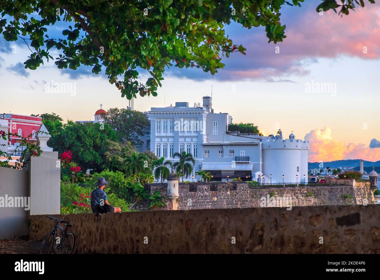 La Fortaleza, the Governor's Mansion in San Juan, Puerto Rico Stock