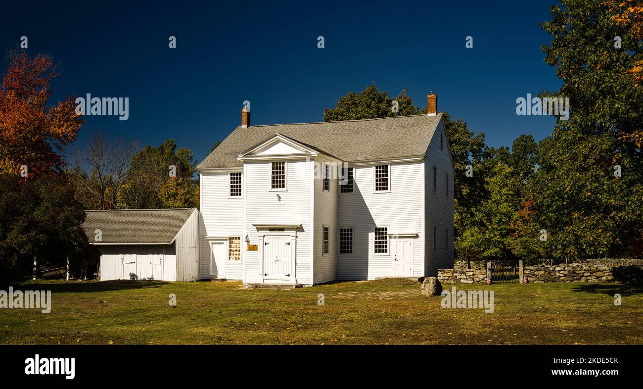 Old Pelham Town Hall   Pelham, Massachusetts, USA Stock Photo