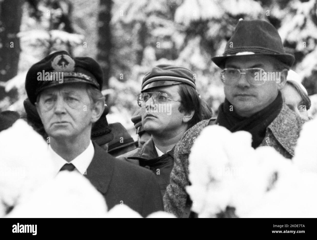 The funeral of Grand Admiral Karl Doenitz, a Hitler confidant who was convicted as a war criminal by the Nuremberg court martial, turned into a Stock Photo