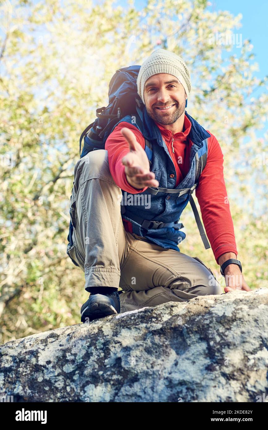 Happy hiker hi-res stock photography and images - Alamy