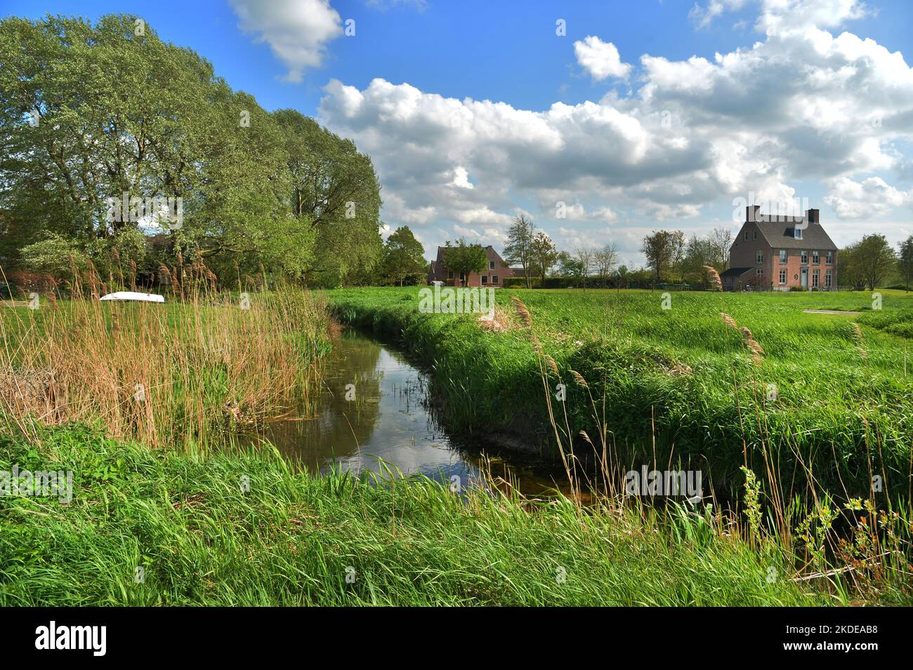 The municipality of Voorschoten near The Hague. Country and People on 25.4.2018, NDL, Netherlands Stock Photo