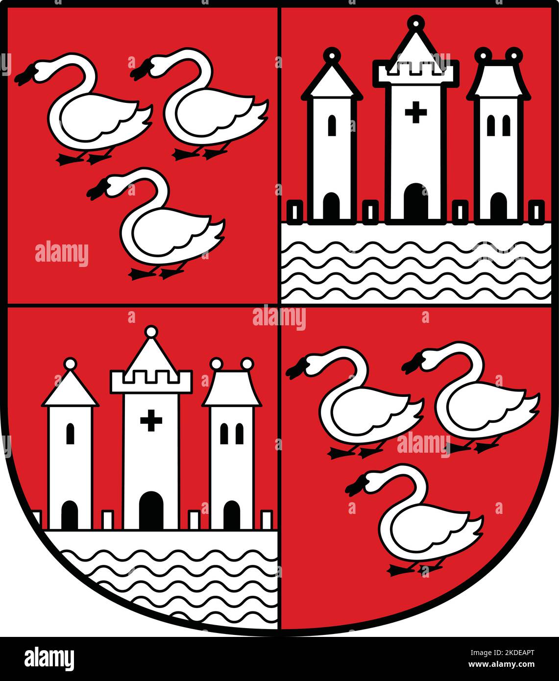 Coat Of Arms Of ZWICKAU GERMANY Stock Vector Image Art Alamy