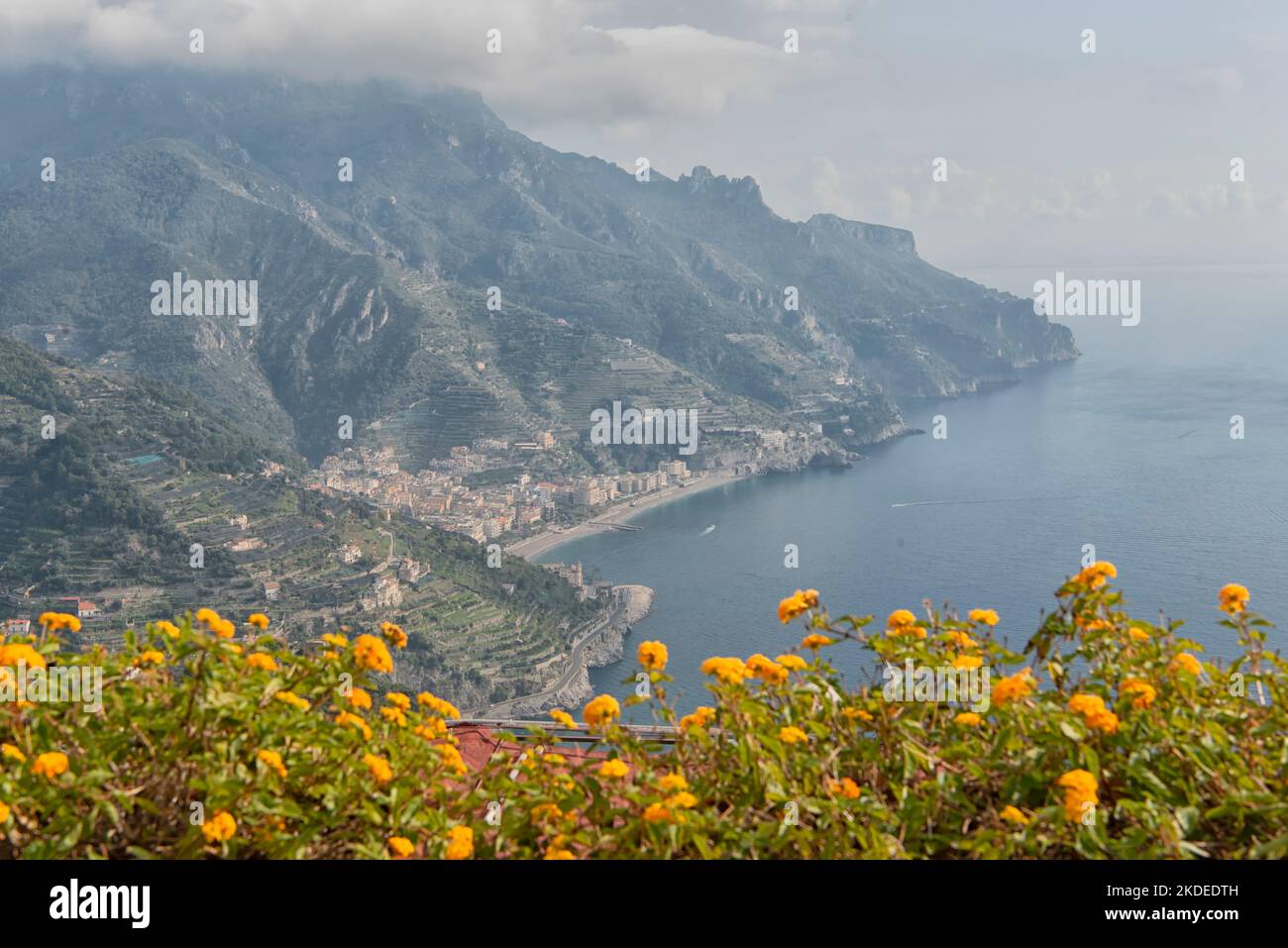 Maiori on Amalfi Coast, Italy Stock Photo