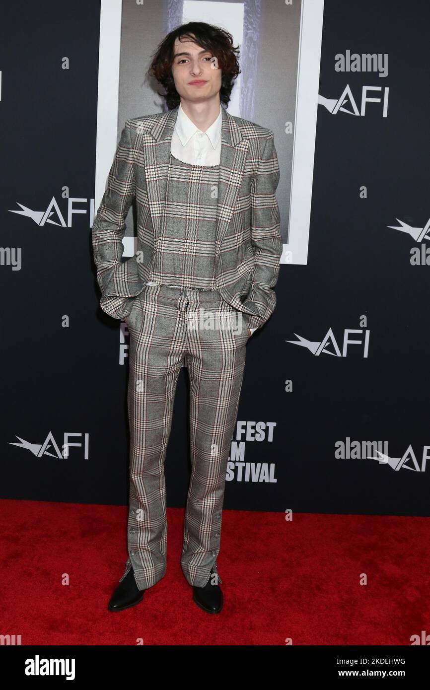LOS ANGELES - NOV 5:  Finn Wolfhard at the AFI Fest - 'Guillermo del Toro's Pinocchio' Premiere  at TCL Chinese Theater IMAX on November 5, 2022 in Los Angeles, CA Stock Photo