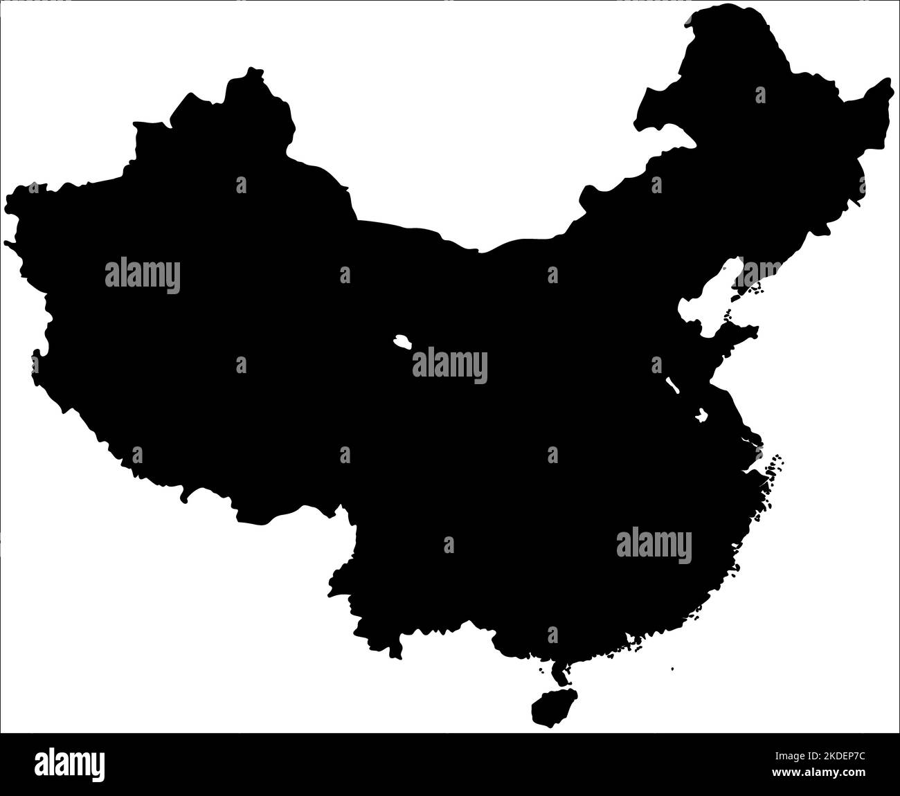 Flag china national country symbol Black and White Stock Photos ...