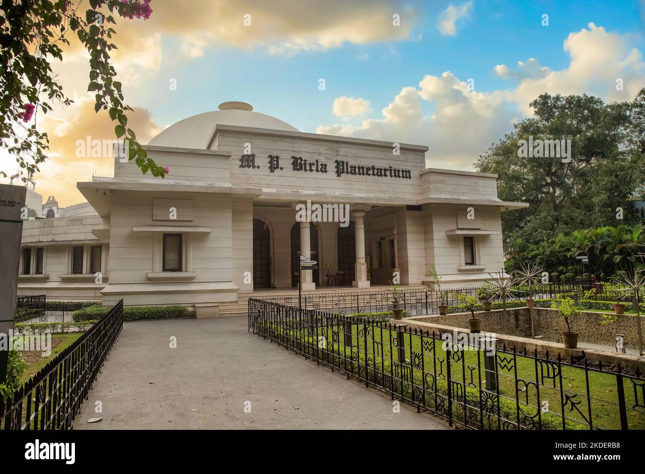 Birla Planetarium science museum a popular landmark of the city of Kolkata, India Stock Photo