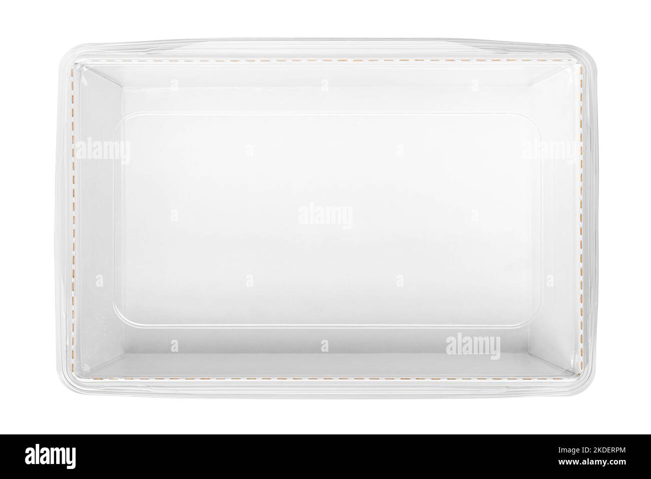 Eco paper tableware, food container, isolated on white background