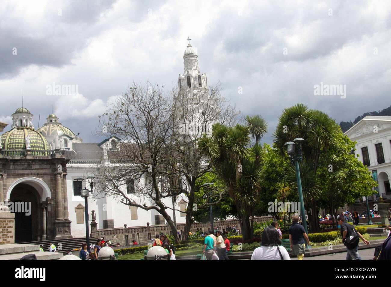 Plaza Grande, Quito Ecuador. Stock Photo
