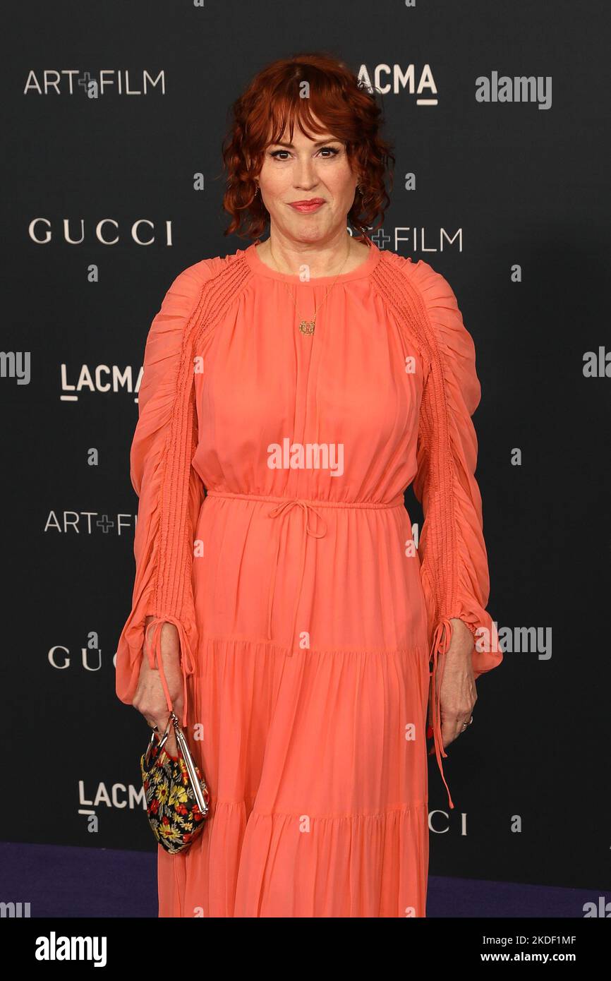 Molly Ringwald arrives at the 2022 LACMA Art + Film Gala held at LACMA