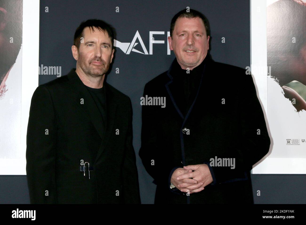 November 5, 2022, Los Angeles, CA, USA: LOS ANGELES - NOV 5:  Trent Reznor, Atticus Ross at the AFI Fest - Bones And All Special Screening at TCL Chinese Theater IMAX on November 5, 2022 in Los Angeles, CA (Credit Image: © Kay Blake/ZUMA Press Wire) Stock Photo