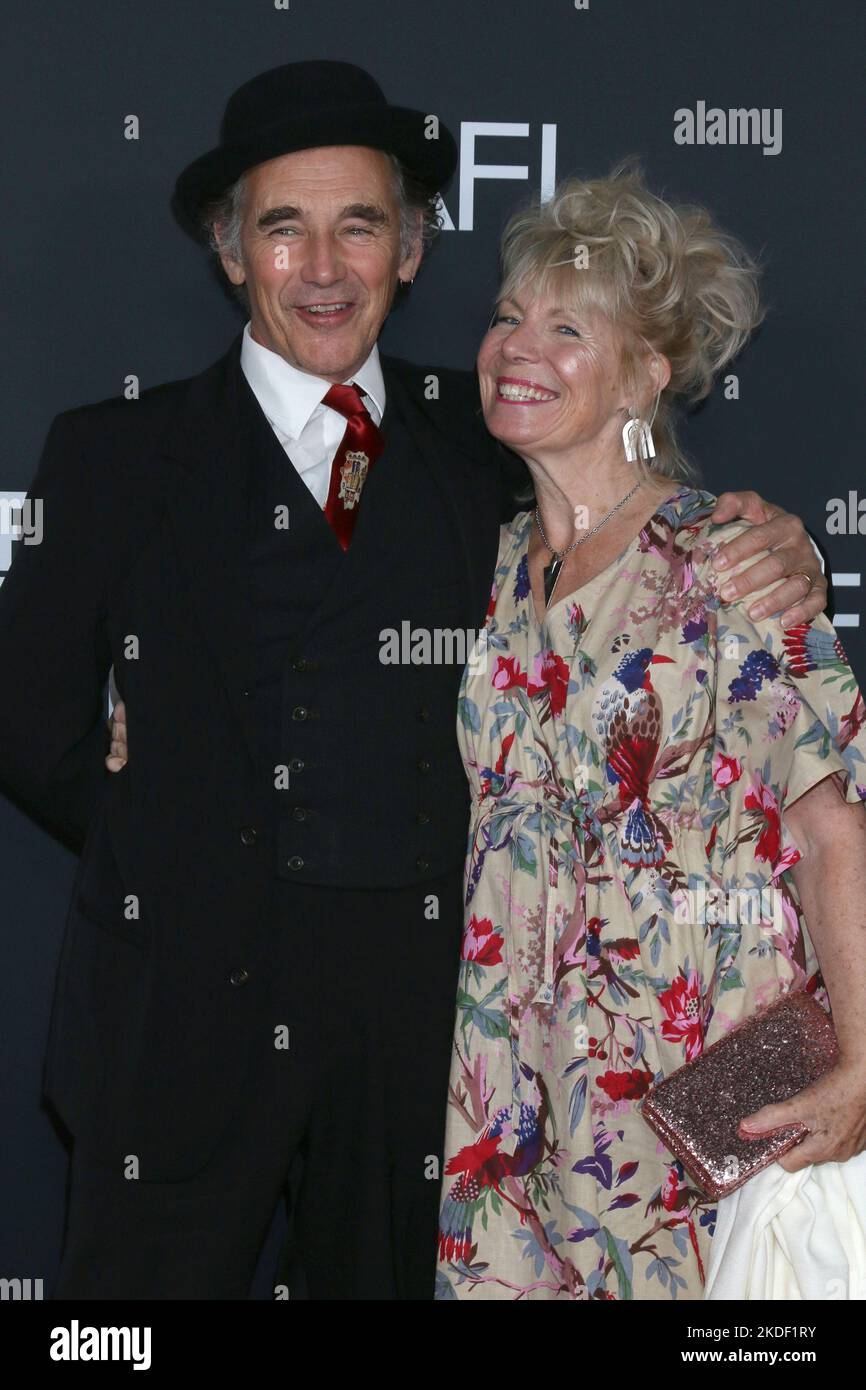 November 5, 2022, Los Angeles, CA, USA: LOS ANGELES - NOV 5:  Mark Rylance, Claire van Kampen at the AFI Fest - Bones And All Special Screening at TCL Chinese Theater IMAX on November 5, 2022 in Los Angeles, CA (Credit Image: © Kay Blake/ZUMA Press Wire) Stock Photo