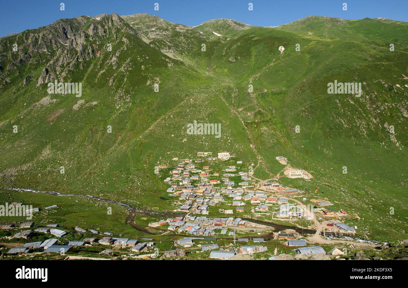 Turkey Rize Mountains Located in Rize, Turkey, the Kackar Mountains are one of the country's ...