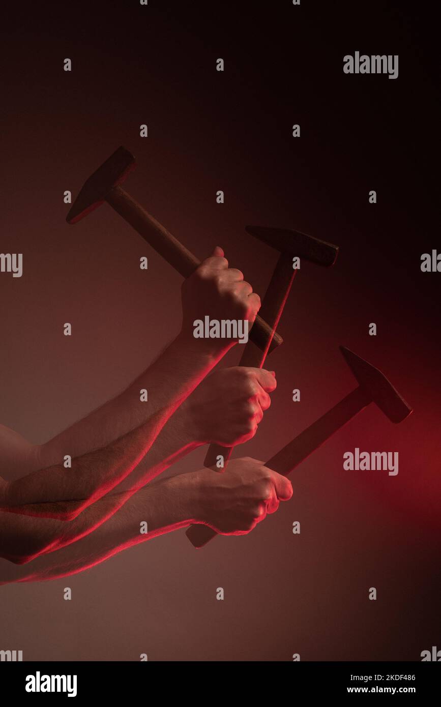 Hand hitting hires stock photography and images Alamy