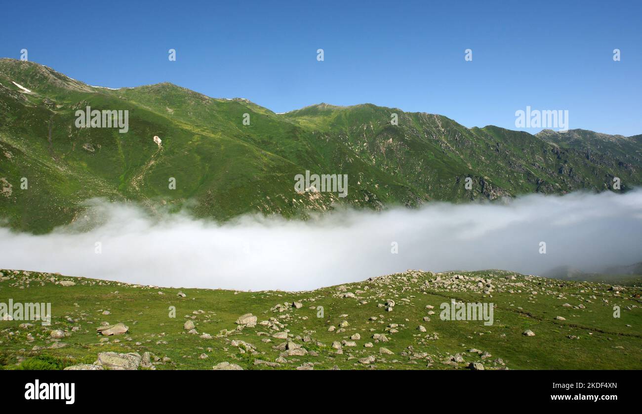 Turkey Rize Mountains Located in Rize, Turkey, the Kackar Mountains are one of the country's ...