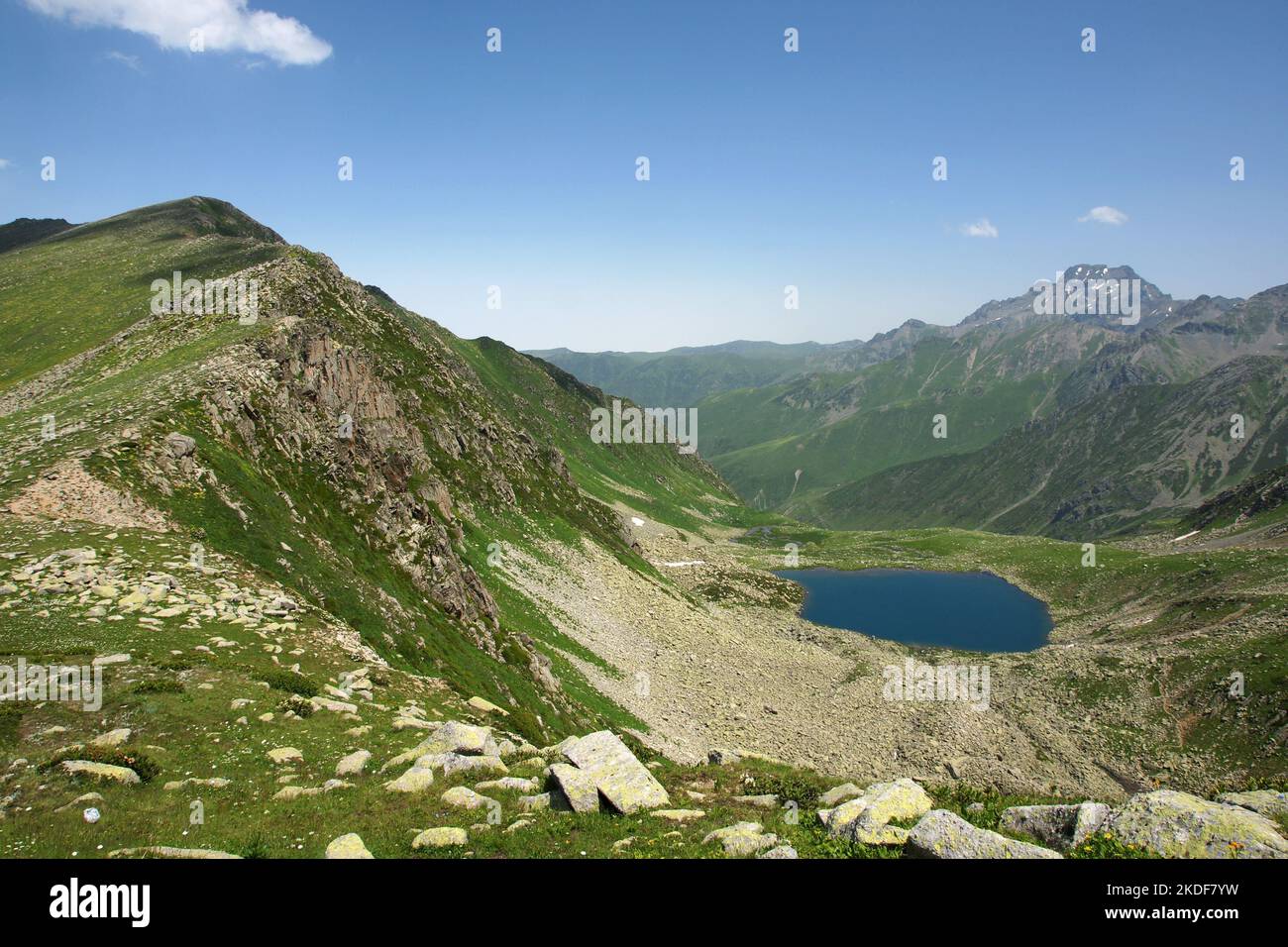 Turkey Rize Mountains Located in Rize, Turkey, the Kackar Mountains are one of the country's ...