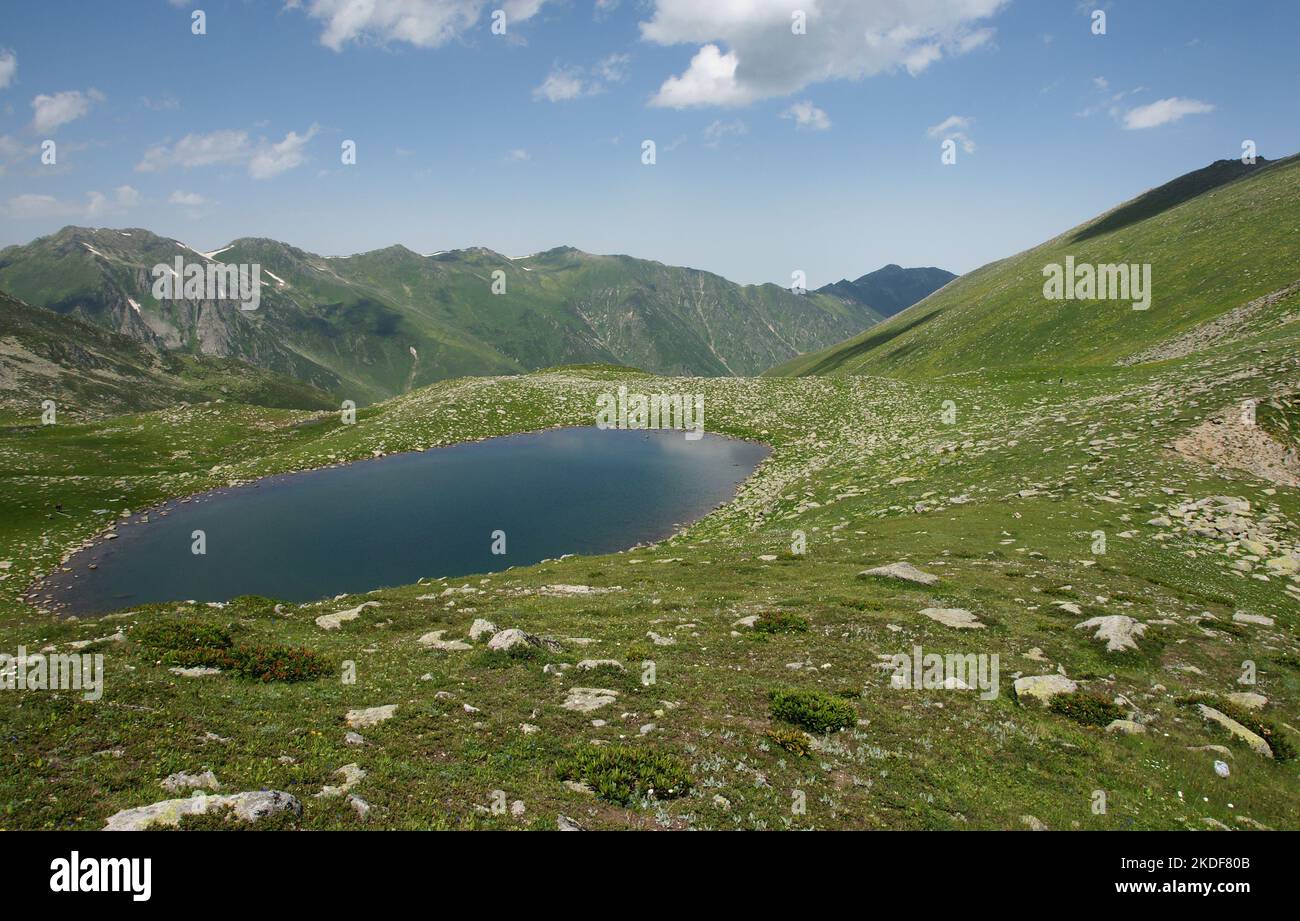 Turkey Rize Mountains Located in Rize, Turkey, the Kackar Mountains are one of the country's ...