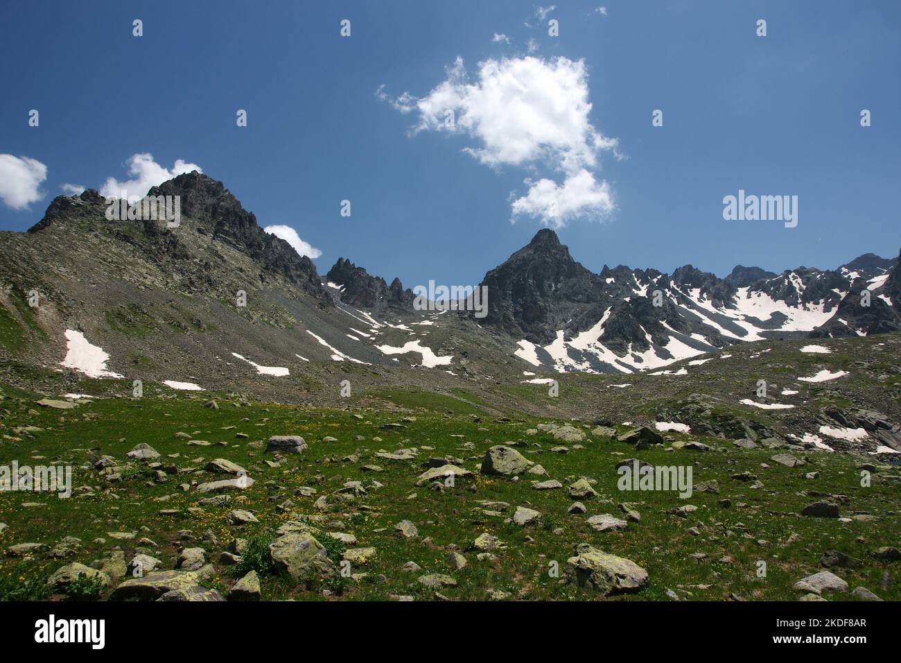 Turkey Rize Mountains Located in Rize, Turkey, the Kackar Mountains are one of the country's ...