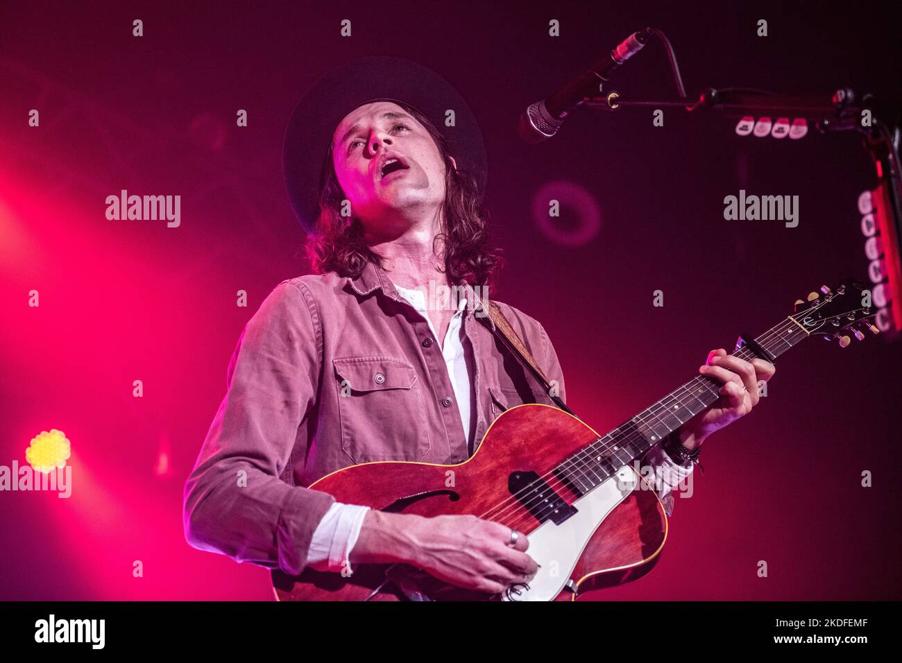James Bay performing at Sala Razzmatazz, Barcelona 2 Nov. 2022