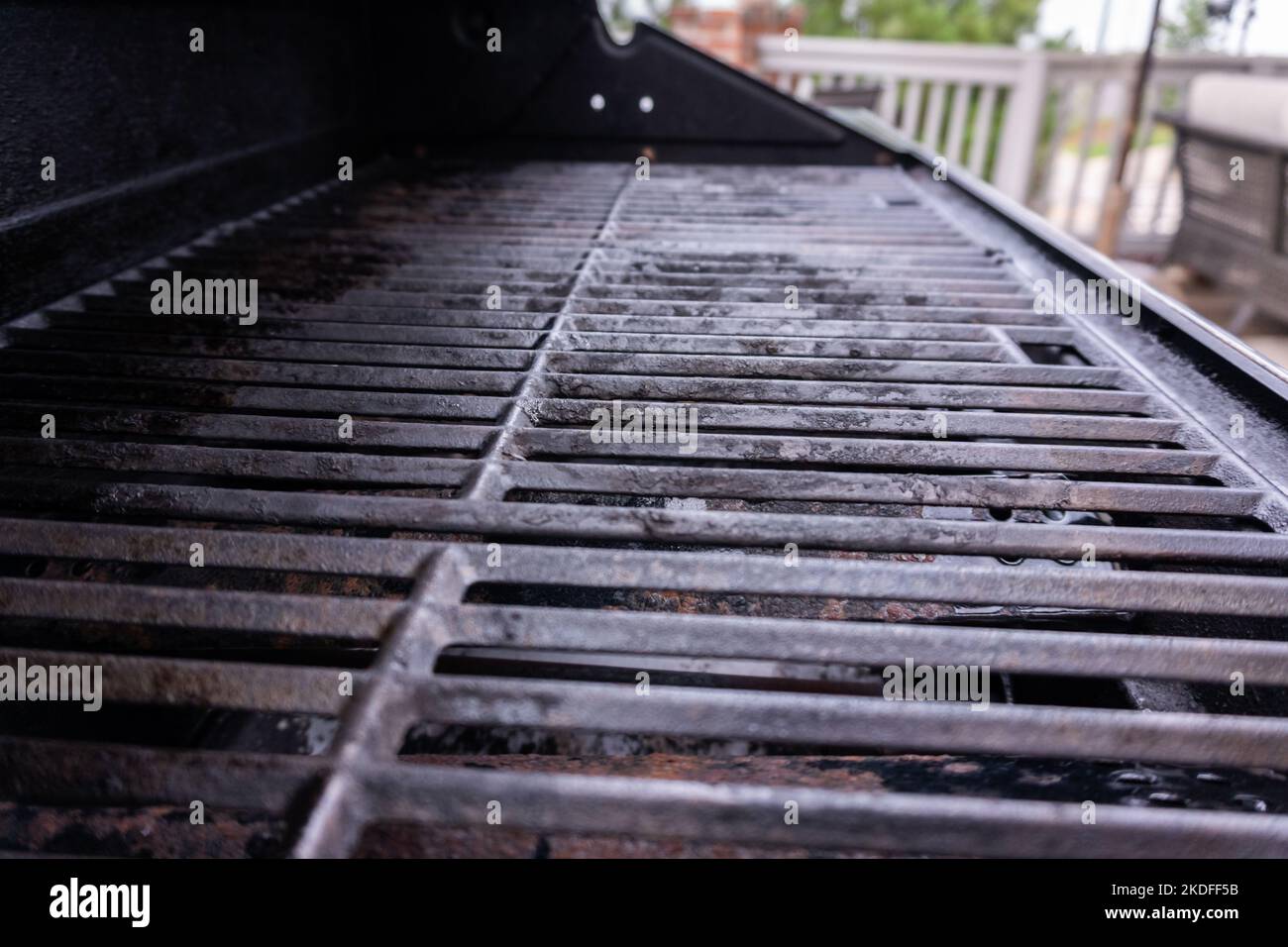 Outdoor gas grill Stock Photo - Alamy