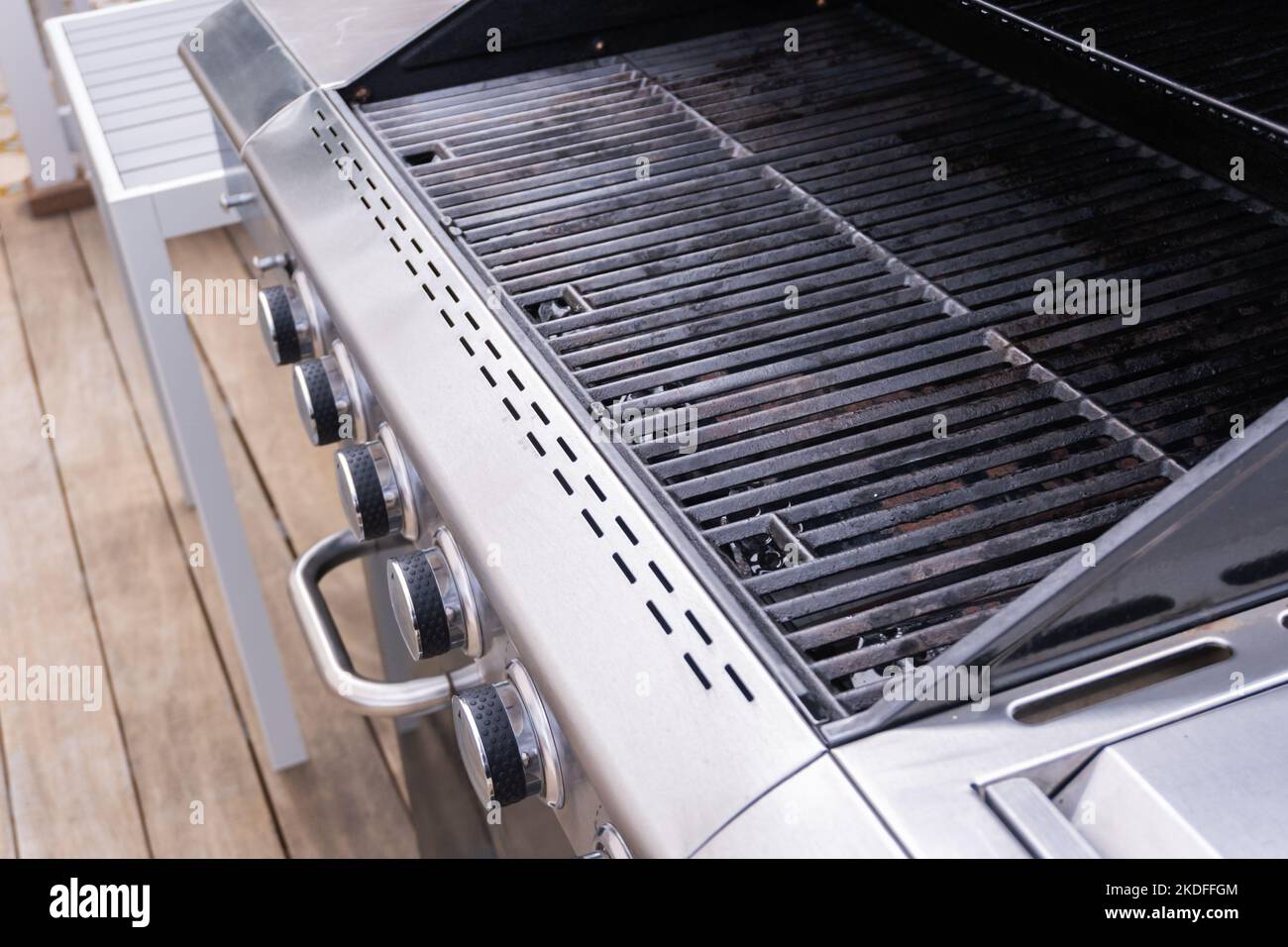 Outdoor gas grill Stock Photo - Alamy