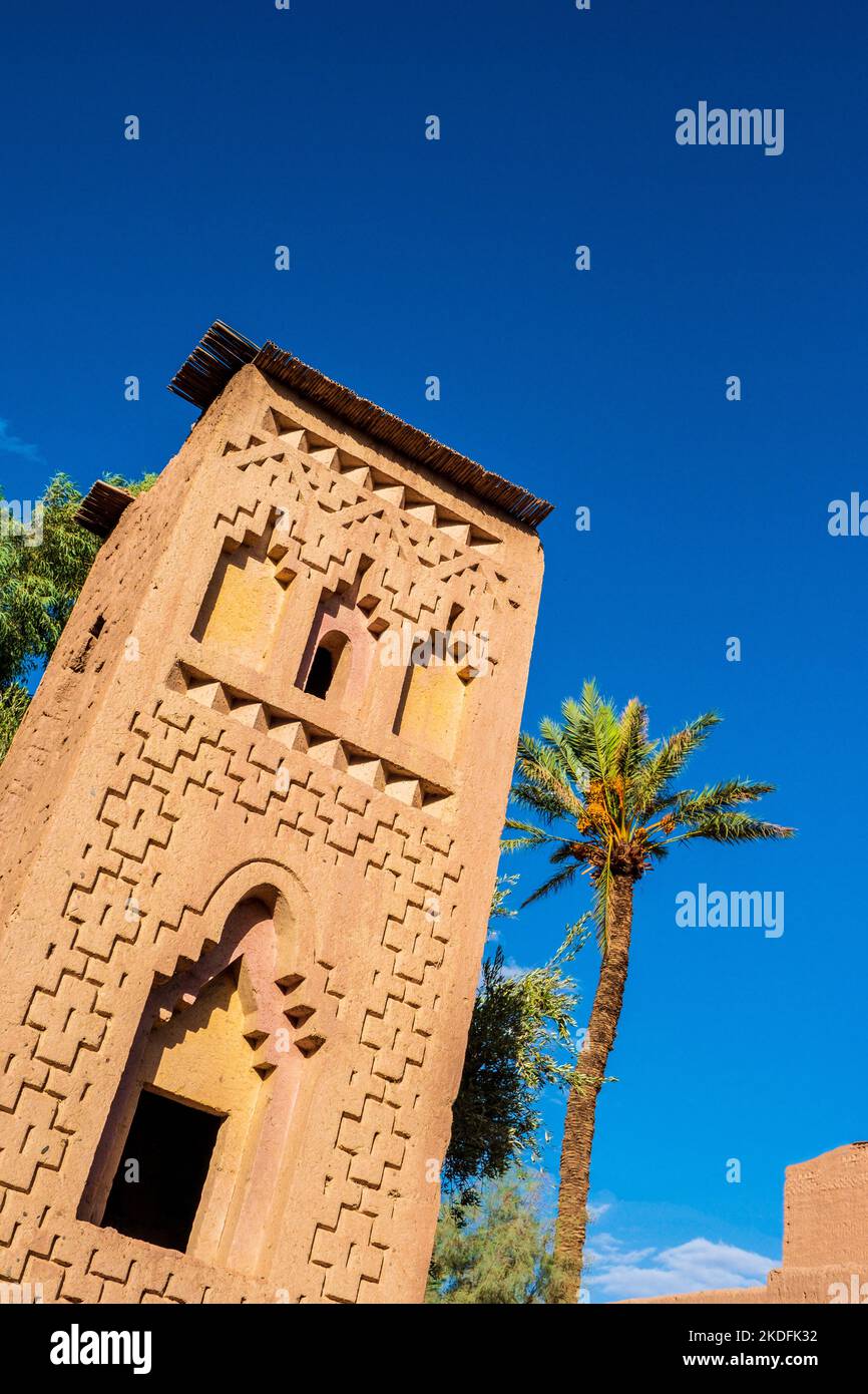 Kasbah in Skoura an oasis town in Morocco Stock Photo