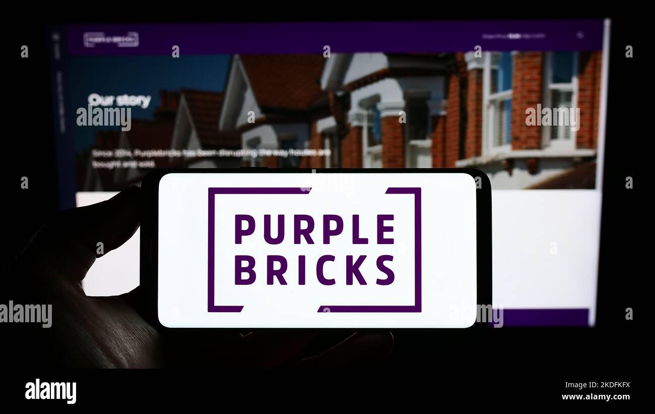 Purple bricks logo hires stock photography and images Alamy