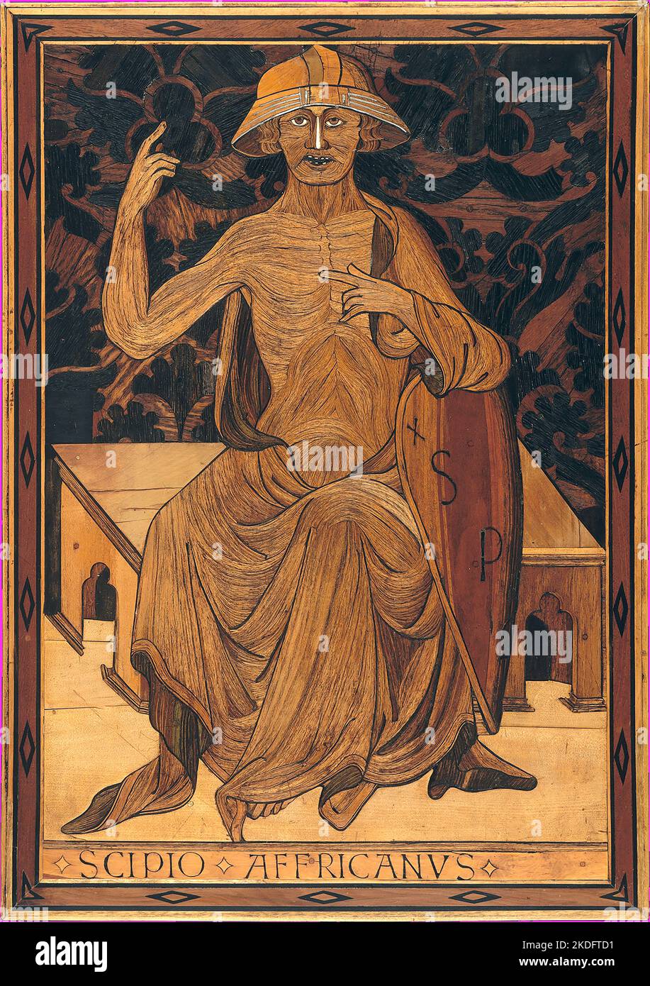 Scipio Africanus ca. 1425–30 Mattia di Nanni di Stefano Stock Photo