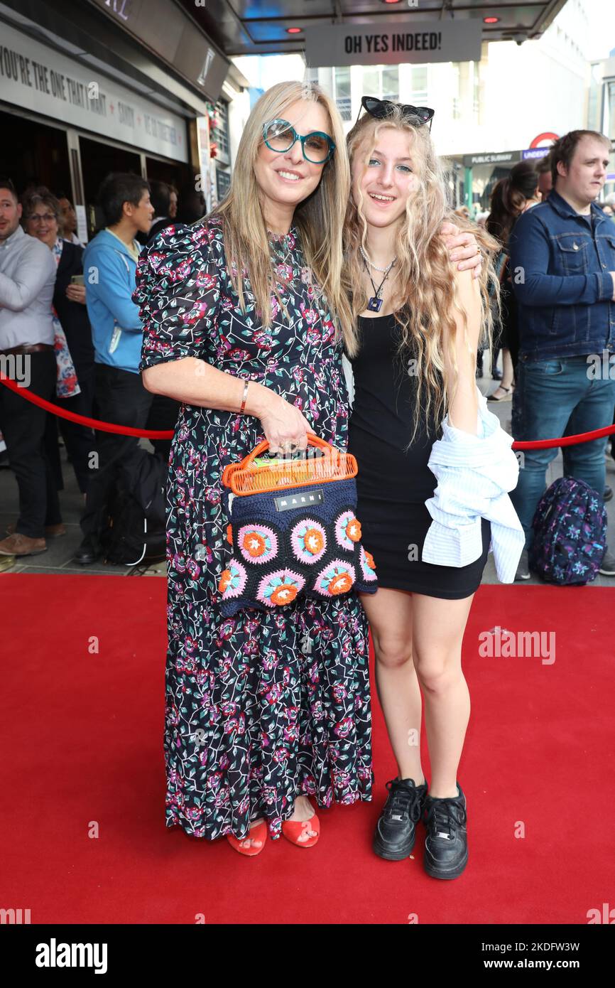 TracyAnn Oberman attends Grease press night at Dominion Theatre in